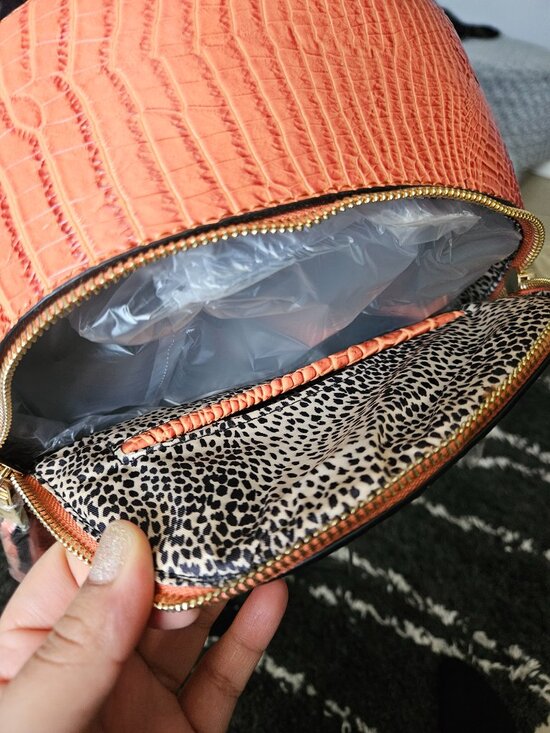 Crocodrile embossed backpack